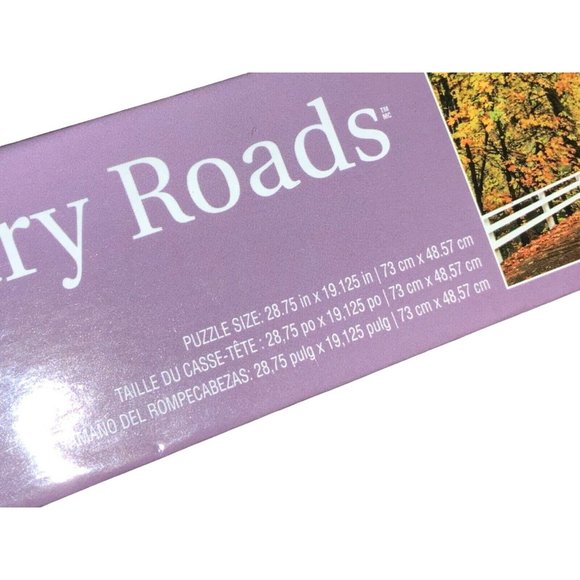 1000 Piece Puzzle   Country Roads  Never opened. - Picture 3 of 6